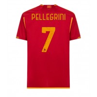 Fotballdrakt Herre AS Roma Lorenzo Pellegrini #7 Hjemmedrakt 2023-24 Kortermet
